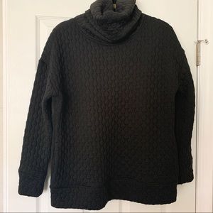 GapFit Jacquard Funnel-Neck Tunic Sweatshirt